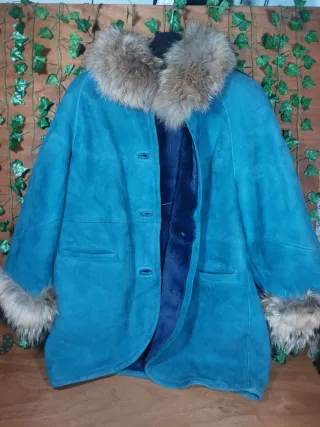 Montone Donna Enterfino Original Shearling Blu