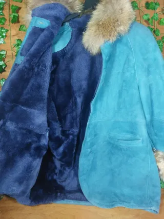 Montone Donna Enterfino Original Shearling Blu