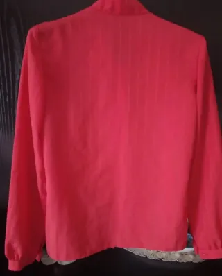 Camicia donna elegante rossa