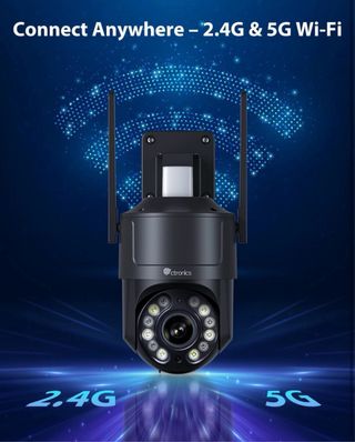 Ctronics Cámara Vigilancia Exterior 4K Zoom NUEVO