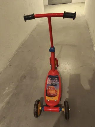 Patinete infantil 3 ruedas Cars