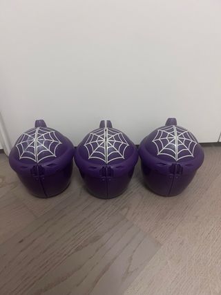 3 Custodie Viola Bambole Cry Babies Ragnatela