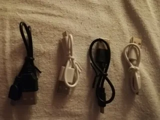 4 Cables Micro USB Nuevos