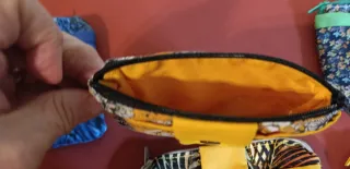 Monedero con cremallera