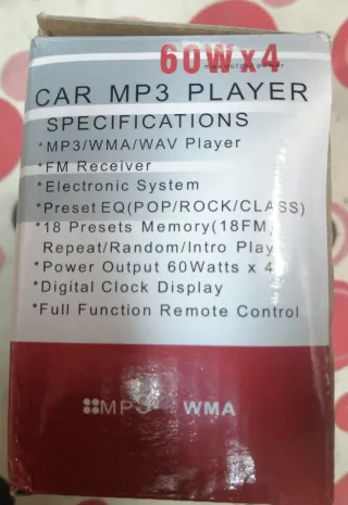 Auto Radio Coche MP3 USB  mosfet 60x4