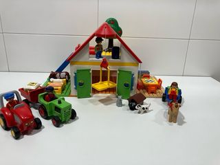 Granja Playmobil 123 + 2 tractores