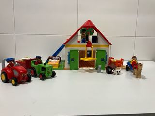 Granja Playmobil 123 + 2 tractores
