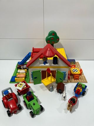 Granja Playmobil 123 + 2 tractores