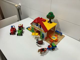 Granja Playmobil 123 + 2 tractores