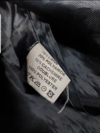 Cappotto Donna di lana Nero Lungo Yessica