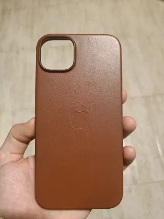 Custodia iPhone 14 Plus in Marrone in Pelle