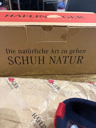 Haflinger Pantofole Ortopediche Cuore Rosso Tg 35