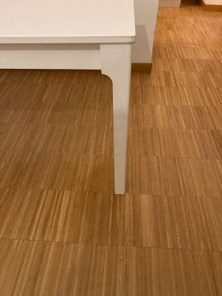 Tavolo allungabile bianco in legno