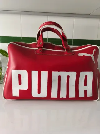 Bolsa Deporte Vintage Puma Roja