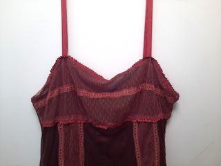 Vestido y chaqueta estilo vintage rosa- burdeos