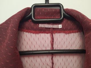 Vestido y chaqueta estilo vintage rosa- burdeos