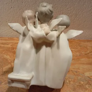 Lladró Figura Coro di Angeli in Porcellana