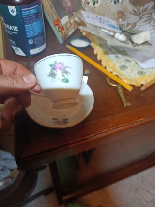 8 tazze porcellana vintage