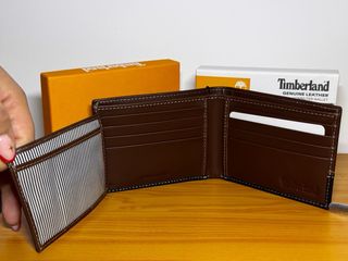 Cartera Timberland Piel Marrón y negro Hombre