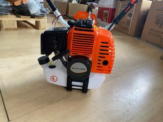 Desbrozadora de gasolina naranja