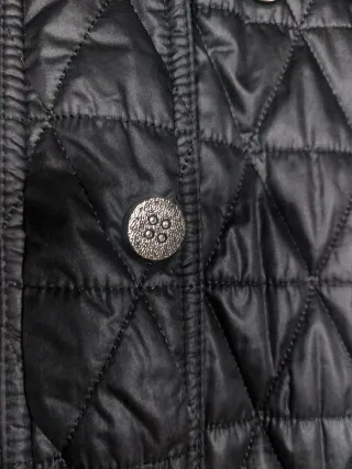 Giacca trapuntata nera Ellen Rose Donna