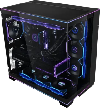 3 Ventiladores ARGB Negros Estéticos