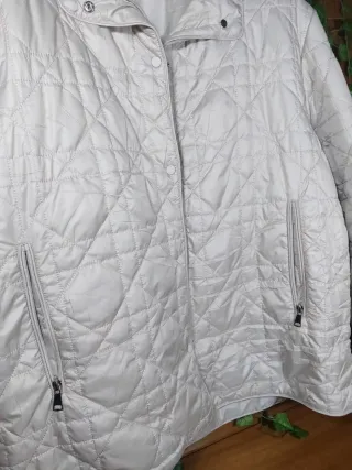 Giacca bianca trapuntata Ellen Rose donna