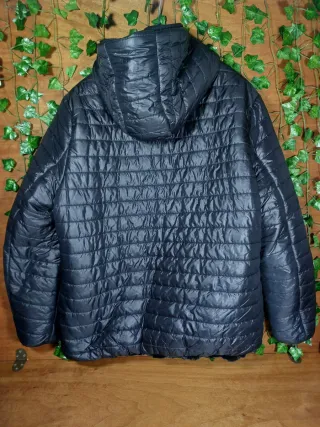 Piumino nero donna con pelliccia