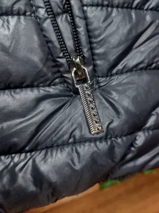 Piumino nero donna con pelliccia