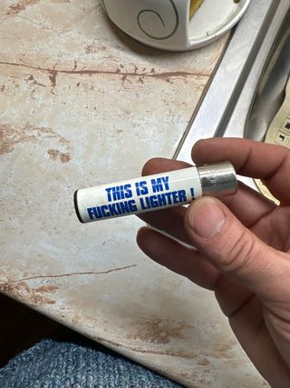 Accendino Clipper con frase