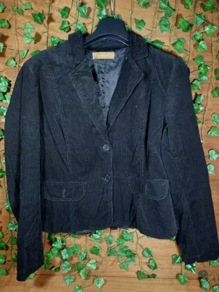 Giacca Velluto a coste Donna Conbipel Nera