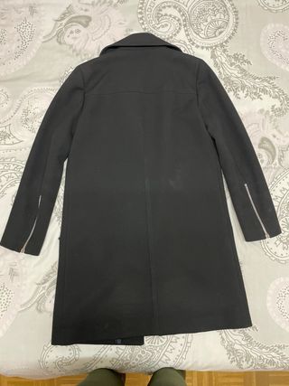 Abrigo Zara Negro Talla M Mujer