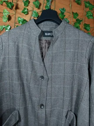 Vintage Trench Lana 100% da donna ELLA Boutique