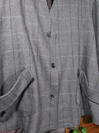 Vintage Trench Lana 100% da donna ELLA Boutique