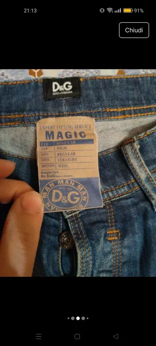 Pantaloni Dolce & Gabbana Uomo Blu