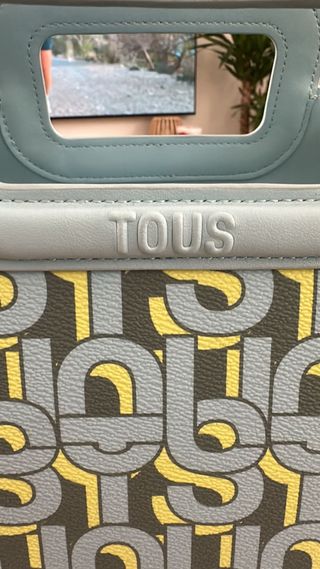 Bolso Tous Celeste y Amarillo