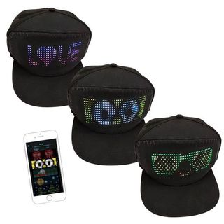 Gorra LED programable con APP, NUEVA