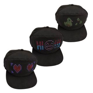 Gorra LED programable con APP, NUEVA