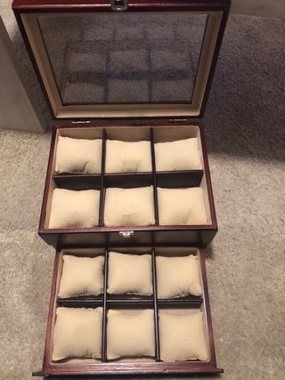 Scatola per 12 orologi da collezione