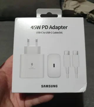 Caricabatterie Samsung 45W PD Bianco Nuovo
