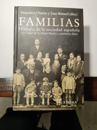 Familias historia de la sociedad española (del  de segunda mano