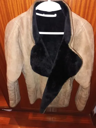 Abrigo Piel Vintage Mujer