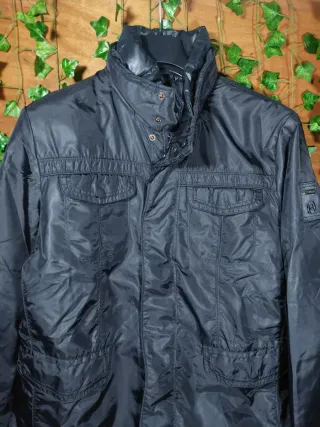 Cappotto lungo uomo imbottito Urban Rings nero