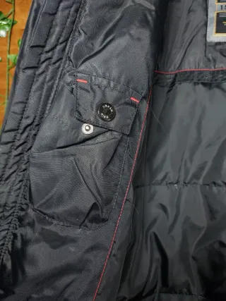 Cappotto lungo uomo imbottito Urban Rings nero