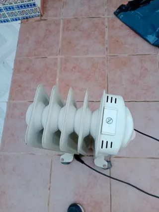 Calentador de aceite blanco