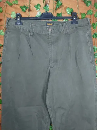 Pantaloni Schott Uomo Verde Oliva