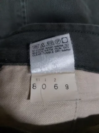 Pantaloni Schott Uomo Verde Oliva