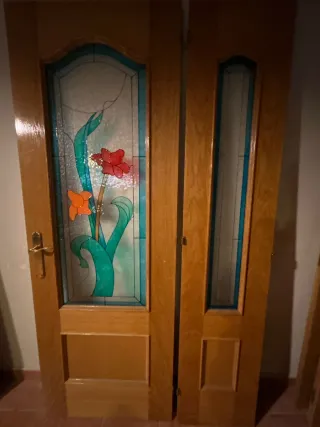 Puertas interiores de madera maciza