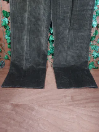 Vintage Pantaloni Uomo Velluto a Coste Marroni