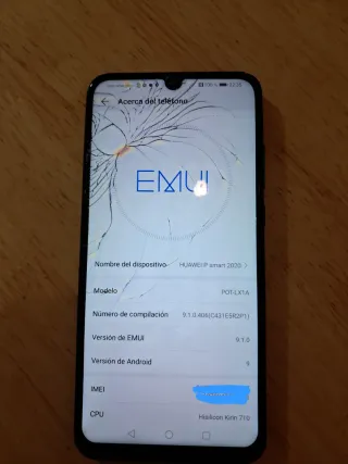 Huawei P Smart 2020 schermo rotto